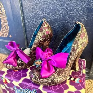 Irregular Choice Toodle Loo - gold/purple